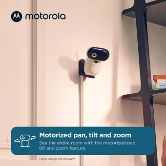 Motorola PIP1610 Hareket Sensörlü Gece Görüşlü Dijital 5 inç Ekranlı Kablosuz HD IP Bebek Kamerası