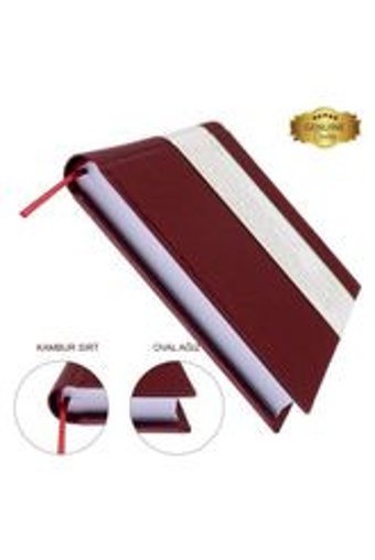 Bidefter A5 150 Yaprak Kareli Dikişli Sert Kapak 1 Adet Okul Defteri Bordo