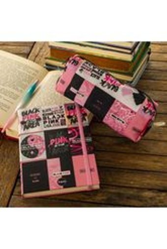 Tezzgelsin Black Pink A5 96 Yaprak Çizgisiz Dikişli Sert Kapak 1 Adet Blackpink Okul Defteri