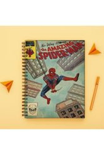 Lucidum A5 100 Yaprak Çizgisiz Dikişli Karton Kapak 1 Adet Spiderman Okul Defteri