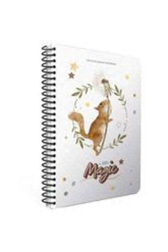 Gıpta A4 80 Yaprak Kareli Telli Karton Kapak 1 Adet A Little Magic Sincap Okul Defteri