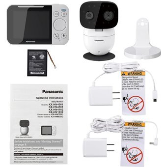 Panasonic KX-HN4101W Hareket Sensörlü Gece Görüşlü Dijital 3.5 inç Ekranlı Kablosuz Bebek Kamerası