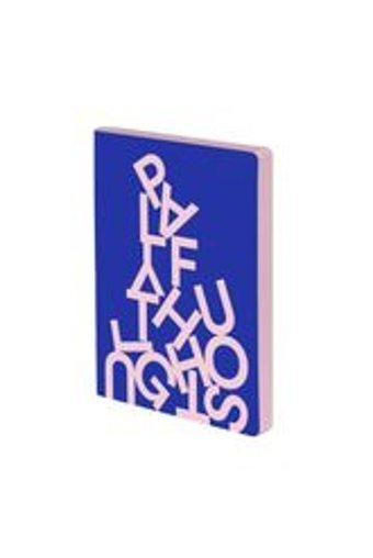 Nuuna A5 88 Yaprak Noktalı Dikişli Karton Kapak 1 Adet Playful Thoughts Okul Defteri Gri