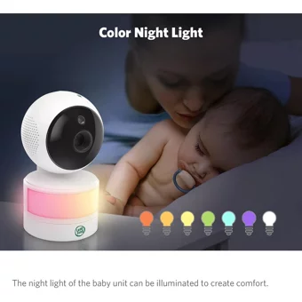 Leapfrog LF2513 Hareket Sensörlü Gece Görüşlü Dijital 2.8 inç Ekranlı Kablosuz IP Bebek Kamerası