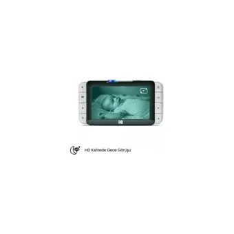 Kodak C525P Hareket Sensörlü Gece Görüşlü Dijital 5.0 inç Ekranlı Kablosuz HD IP Bebek Kamerası