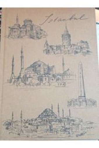 Mcolor A4 120 Yaprak Kareli-Çizgili Dikişli Sert Kapak 1 Adet İstanbul Okul Defteri