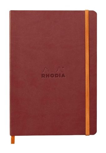 Rhodia 117437c A5 100 Yaprak Noktalı Dikişli Karton Kapak 1 Adet Okul Defteri Kırmızı