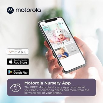 Motorola PIP1500 Hareket Sensörlü Gece Görüşlü Dijital 5 inç Ekranlı Kablosuz IP Bebek Kamerası