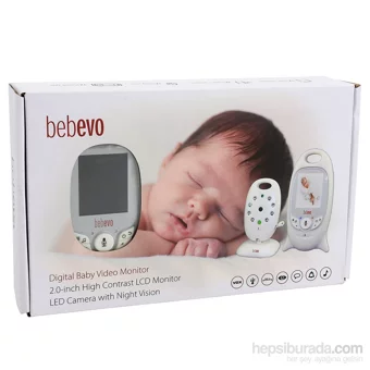 Bebevo VM901 Hareket Sensörlü Gece Görüşlü Dijital Ekranlı Kablosuz Bebek Kamerası