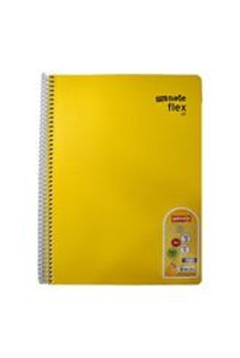 Mynote I'M Smart A4 160 Yaprak Kareli Telli Sert Kapak 1 Adet Okul Defteri Sarı