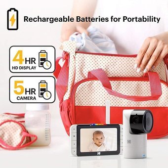 Kodak Cherish C525 Hareket Sensörlü Gece Görüşlü Dijital Ekranlı Kablosuz HD IP Bebek Kamerası
