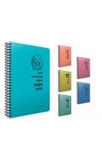 Gıpta Pastel Note A7 80 Yaprak Telli Karton Kapak 6'lı Okul Defteri