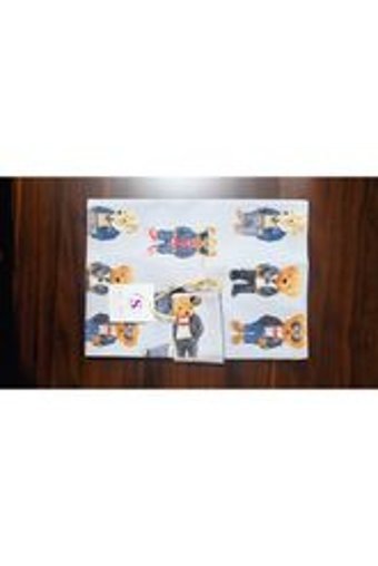 Shules Collection A4 400 Yaprak Çizgili Dikişli Yumuşak Kapak 1 Adet Ayıcık Okul Defteri
