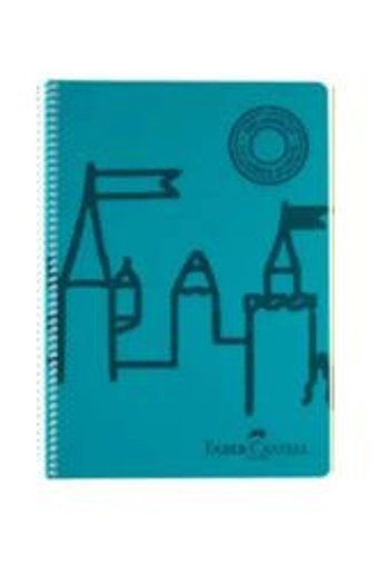 Faber Castell A4 80 Yaprak Çizgili Telli Yumuşak Kapak 1 Adet Kale Okul Defteri