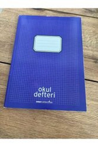 Alfa A4 120 Yaprak Kareli Dikişli Karton Kapak 1 Adet Okul Defteri Mor