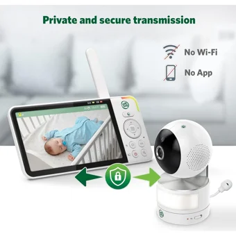 Leapfrog LF915 Hareket Sensörlü Gece Görüşlü Dijital Ekranlı Kablosuz HD Bebek Kamerası