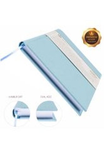 Bidefter A5 104 Yaprak Çizgisiz Dikişli Sert Kapak 1 Adet Okul Defteri Turkuaz