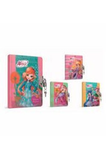 Gıpta Winx A4 96 Yaprak Kareli Telli Karton Kapak 1 Adet Winx Okul Defteri