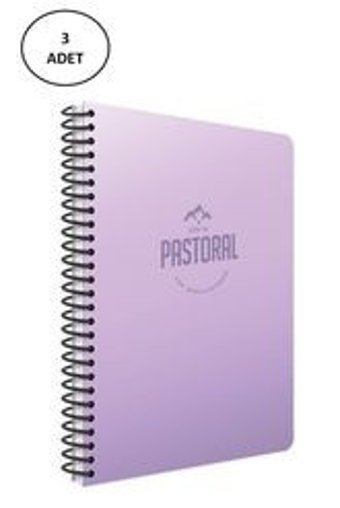 Genel Markalar Pastel Note A4 200 Yaprak Kareli Telli Sert Kapak 1 Adet Okul Defteri