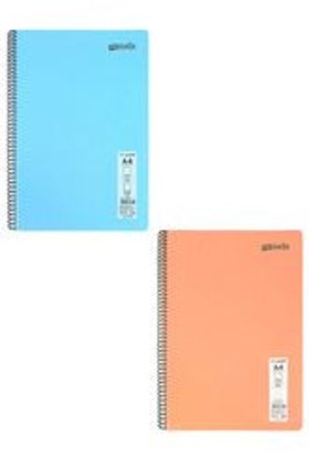 Mynote A4 40 Yaprak Kareli Telli Sert Kapak 2'li Okul Defteri