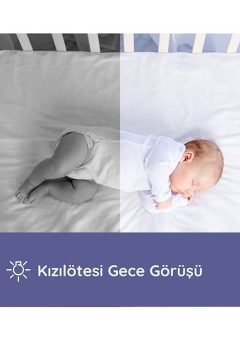Motorola Hubble Hareket Sensörlü Gece Görüşlü Dijital 5 inç Ekranlı Kablosuz HD Bebek Kamerası