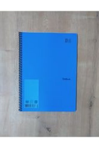 Apiko Shop A4 72 Yaprak Kareli Telli Sert Kapak 1 Adet Okul Defteri Mavi