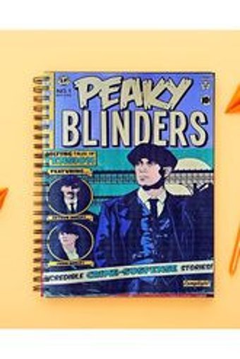Lucidum A5 100 Yaprak Çizgisiz Telli Karton Kapak 1 Adet Peaky Blinders Okul Defteri