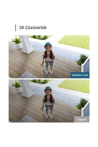 Eufycam T8851 Hareket Sensörlü Gece Görüşlü Kablosuz Full HD IP Bebek Kamerası