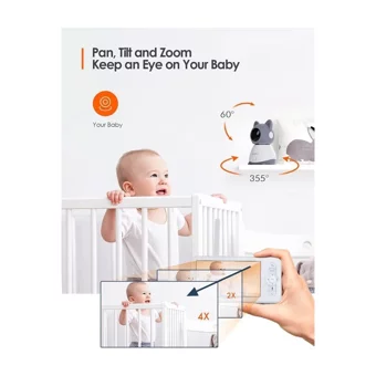 Babytime Babytime 5 Hareket Sensörlü Gece Görüşlü Dijital Ekranlı Kablosuz Full HD IP Bebek Kamerası