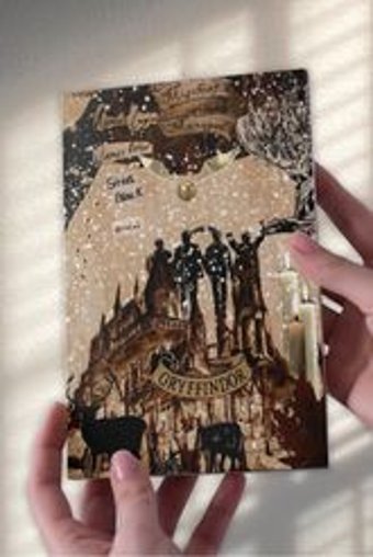 Namgo Hogwarts A5 24 Yaprak Çizgisiz Dikişli Karton Kapak 1 Adet Harry Potter Okul Defteri