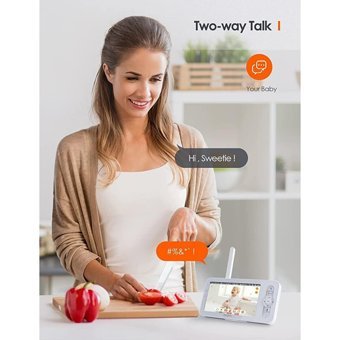 Babytime Babytime 5 Hareket Sensörlü Gece Görüşlü Dijital Ekranlı Kablosuz Full HD IP Bebek Kamerası