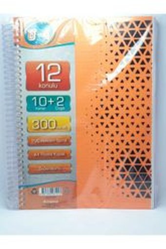 Janissary 100 Things A4 360 Yaprak Kareli Telli Sert Kapak 12'li Okul Defteri