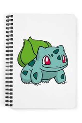 Zeron Tasarım A5 60 Yaprak Çizgisiz Telli Sert Kapak 1 Adet Pokemon Okul Defteri