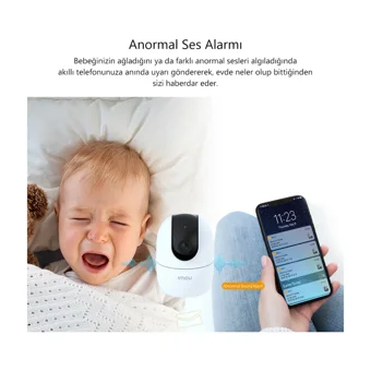 Imou IPC-A22EP-D Hareket Sensörlü Gece Görüşlü Kablosuz Full HD IP Bebek Kamerası