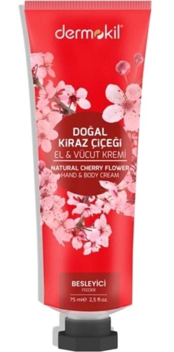 Dermokil Kiraz Çiçekli Tüm Ciltler Parfümsüz El Kremi 75 ml