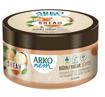 Arko Değerli Yağlar Shea Yağlı Tüm Ciltler Parfümsüz El Kremi 250 ml