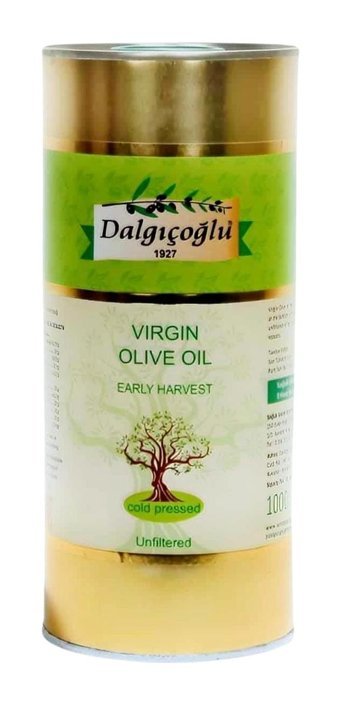 Dalgıçoğlu Natural Organik Filtresiz Polifenollü Soğuk Sıkım Cam Sızma Zeytinyağı 1 lt