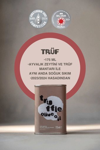 Roda Farm Trüf Çeşnili Organik Polifenolsüz Soğuk Sıkım Teneke Sızma Zeytinyağı 175 ml