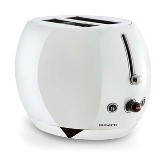 Bugatti Romeo 2 Dilim Kırıntı Tepsili Telli 950 W Beyaz Mini Ekmek Kızartma Makinesi