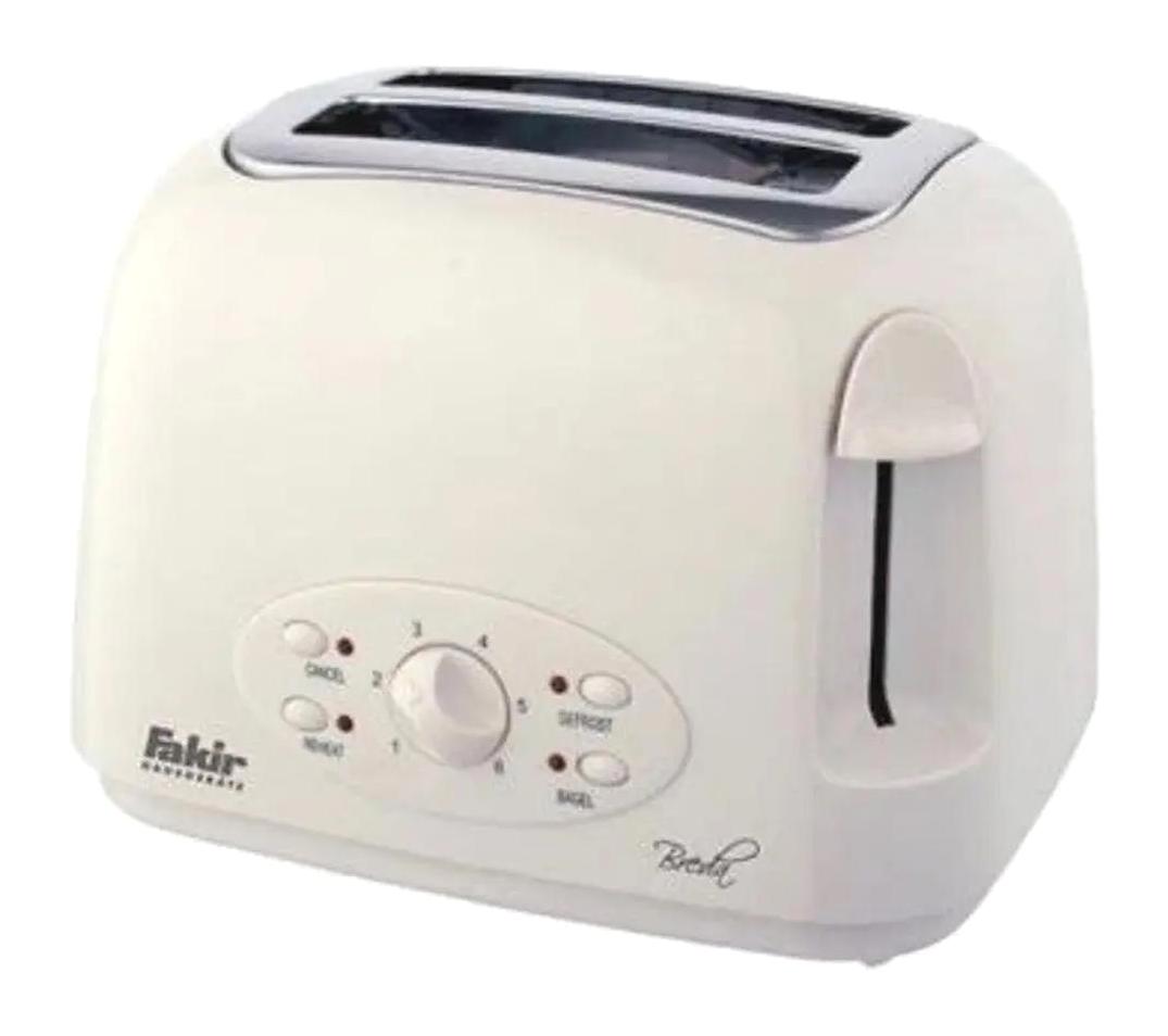Fakir Ek800 2 Dilim Kırıntı Tepsili Telli 800 W Beyaz Mini Ekmek Kızartma Makinesi