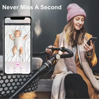İbaby M2C Hareket Sensörlü Gece Görüşlü Kablosuz Full HD Bebek Kamerası