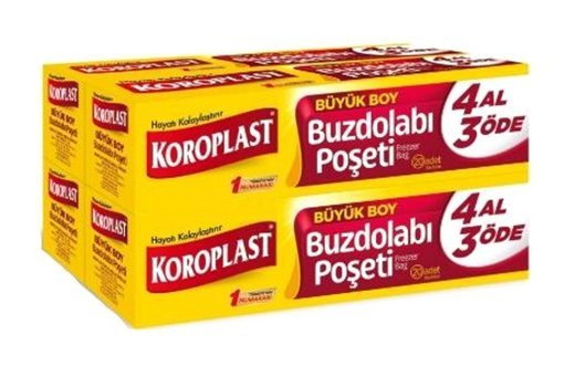 Koroplast Büyük Buzdolabı Poşeti 24x20'li