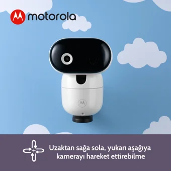Motorola PIP1510 Hareket Sensörlü Gece Görüşlü Dijital Ekranlı Kablosuz HD IP Bebek Kamerası