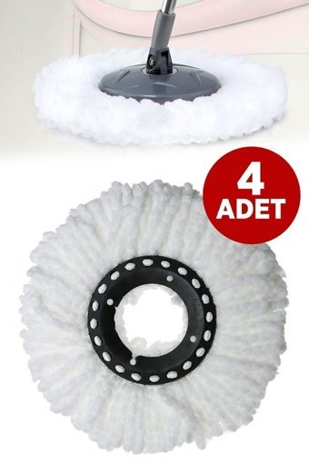 SepetPlus Mikrofiber 4 Adet Paspas Beyaz