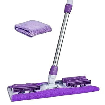 Evima Teleskopik Uzatılabilir Mandallı Sihirli Mop Mor