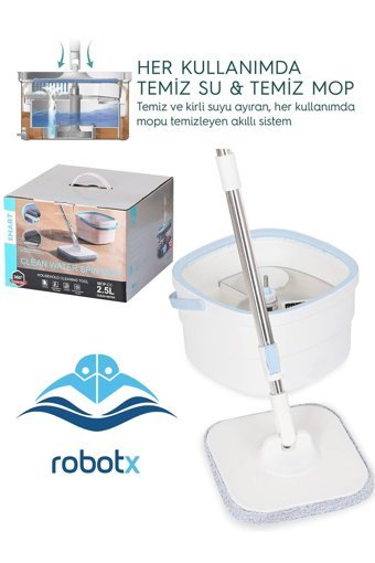 Egonex RobotX Mop Beyaz
