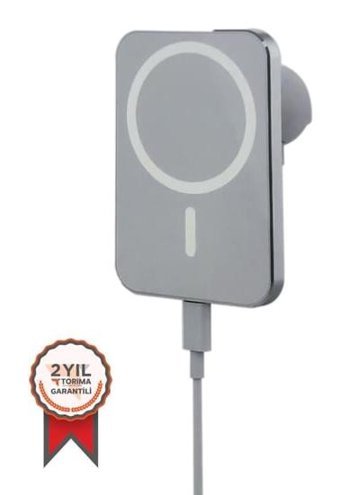 Torima W11 10000 mAh Hızlı Şarj Mıknatıslı Micro USB Kablosuz Powerbank Beyaz