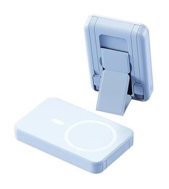 Sunix PB-47 10000 mAh Hızlı Şarj Mıknatıslı Dijital Göstergeli Micro USB Çoklu Bağlantı Kablolu Powerbank Mavi