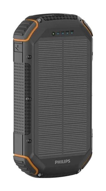 Philips 20000 mAh Hızlı Şarj Dijital Göstergeli Micro USB Çoklu Bağlantı Kablolu Powerbank Siyah