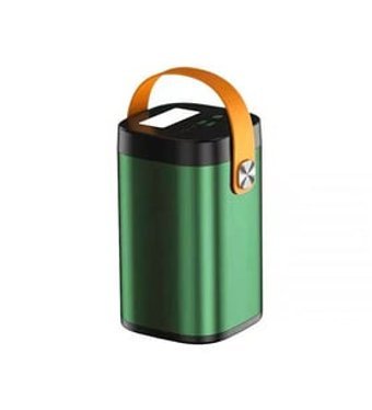 Zore B-80 QC 80000 mAh Hızlı Şarj Işıklı Dijital Göstergeli USB Type C Çoklu Bağlantı Kablolu Powerbank Yeşil